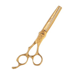 Ciseaux professionnels de coiffure en acier inoxydable, légers, pour droitiers, pour la texture et l'amincissement des cheveux en salon - Product Image 4
