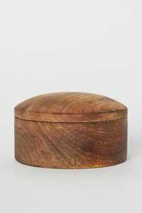Luxury Walnut Wooden Jewelry Box Brass Leaf Handles Double Door Jewelry <b>Storage</b> Cabinet Wooden Keepsake <b>Storage</b> Organiser <b>Chest</b> - Product Image 3