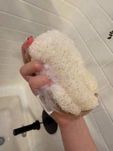 Wholesale Supplier Natural Loofah Bath Sponge Body Scrubber Eco Friendly Biodegradable Pad Factory - Product Image 4