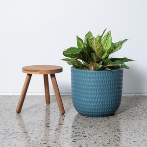 Table d'appoint hexagonale en bambou stratifié, vente en gros |   Finition en cire naturelle - Product Image 4