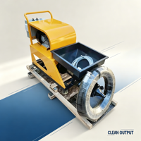 Machine à plâtrer les murs automatique avec capacité de couverture rapide pour les projets de finition de construction moderne