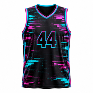 Conjunto de Uniforme de Baloncesto Personalizado, Tela de Malla Transpirable de Secado Rápido, Uniforme de Equipo Impreso, Ropa Deportiva, Fabricante Mayorista OEM ODM - Product Image 1