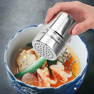 2025 New Arrival Stainless Steel Kitchenware Metal Salt and Pepper Dredge Shaker Seasoning Can Herb <b>Spice</b> Tools from Factory - Product Image 3