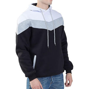 OEM Wholesale Men's Custom Print Logo Heavyweight for Half Zip Hoodie 100% Cotton Winter Velour <b>Fabric</b> - Product Image 3