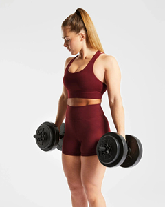 Women's High Waist Elastic Sport Shorts Breathable Workout Booty Short <b>Tummy</b> <b>Control</b> Sexy Yoga Hip Lifting women's shorts - Product Image 6