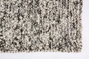 Tapis en laine mélangée tissé à la main, taille personnalisée, vente en gros, décoration intérieure, tapis moderne gris, fabricant - Product Image 4