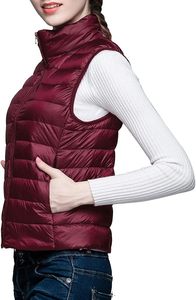 Women's Lightweight Waterproof Packable Hooded <b>Winter</b> <b>Quilted</b> Jacket with Detachable Hat Sleeves Zipper Closure Polyester Filled - Product Image 5