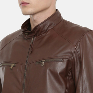 Chaqueta de Cuero PU para Hombre de Alta Calidad, el Mejor Diseño, Fácil de Usar, Precio Económico, Artículo Nuevo, Servicio OEM Disponible - Product Image 4