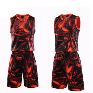Popular Recommend Camouflage Basketball Uniforms Men's College Custom Full Sublimation Basketball Jersey Team Uniforms Design - Product Image 2