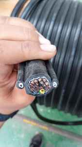 สายไฟแบบใหม่ CMK รุ่น PENDANT CABLE 20 แกน x 1.5 ตร.มม. สำหรับงานหนัก พร้อมระบบป้องกันแรงดึงแบบคู่ - Product Image 3