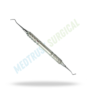 เครื่องมือผ่าตัดทางทันตกรรมแบบปลายคู่ ขนาดมาตรฐาน สำหรับการขูดวัสดุในช่องปากและขจัดฟันผุ - Product Image 4