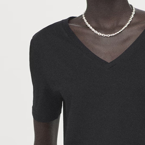 Camiseta ajustada para mujer, diseño que realza la figura, para compras al por mayor, colección de verano, camiseta con logo personalizado, tejido elástico premium. - Product Image 2
