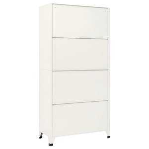 Armario Metálico Moderno Azul Gris de Cinco Niveles, Organizador de Almacenamiento Vertical para Oficina o Garaje - Product Image 5