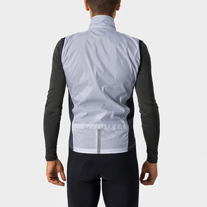 Gilet de cyclisme pour homme, coupe-vent, extensible, entièrement zippé, col montant, pour la route et le gravel - Product Image 4