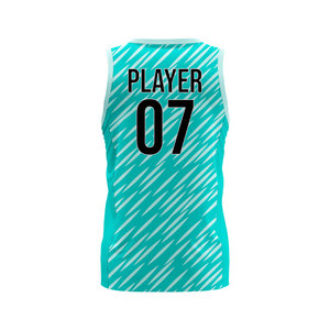 Custom Basketball Jerseys Plus Size Breathable Moisture Wicking 100% Polyester Mesh Sports Jerseys OEM ODM Manufacturer - Product Image 5