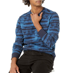 Sweat-shirt pour homme sans capuche, coupe classique, tissu confortable, parfait pour le streetwear décontracté et les tenues d'intérieur. - Product Image 2