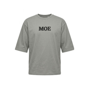 Camiseta de algodón grueso para hombre, con logo personalizado, oversize, corte holgado, estampada, manga corta, estilo streetwear, proveedor OEM/ODM - Product Image 3