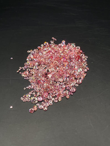 Diamants de laboratoire de forme ronde, taille excellente, couleur rose vif, CVD HPHT, certifiés IGI, diamants de mêlée pour la fabrication de bijoux - Product Image 4