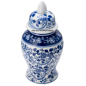 New Year Retro Blue White Porcelain Tabletop Vase Ancient Style <b>Flower</b> Decor <b>Ornament</b> Advanced Ginger Jar - Product Image 1