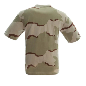 เสื้อยืดแขนสั้นลายพรางสำหรับผู้ชาย คอกลม ทรงปกติ สไตล์ลำลอง ผ้าเจอร์ซีย์คอตตอน 100% เนื้อผ้าถัก ระบายอากาศได้ดี - Product Image 2