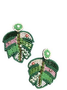 Beautiful Fancy Handmade Beaded Embroidery Flower <b>Earrings</b> Stylish Trendy Latest New Design Fashionable Luxury <b>Top</b> Cute For Girl - Product Image 5