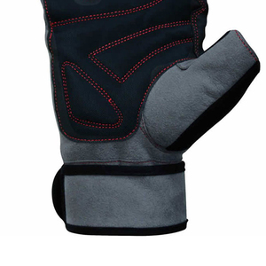 Direct Factory Made Custom Suede Waterproof Non-Slip Gym <b>Weight</b> Lifting <b>Gloves</b> for Closure High Quality Stylish Workout - Product Image 5