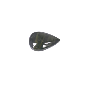 Cabochon en obsidienne verte naturelle polie, pierre précieuse en vrac 16x25mm 16,75 carats pour la fabrication de bijoux - Product Image 4