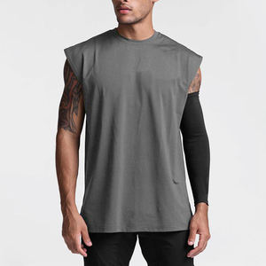 Nueva Camiseta Deportiva sin Mangas para Hombre, Talla Grande, de Algodón de Alta Calidad, para Gimnasio, Entrenamiento y Fitness - Product Image 4