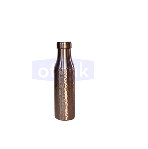 Bouteille d'eau portable en cuivre martelé, élégante et classique, écologique, rechargeable, accessoires personnalisés pour un usage quotidien, camping en plein air - Product Image 4