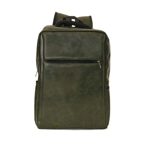 Tactical PU Leather <b>Backpack</b> Unisex <b>Water</b> <b>Resistant</b> Softback 36-56L Multi Functional Zipper Closure Shoulder Strap - Product Image 1