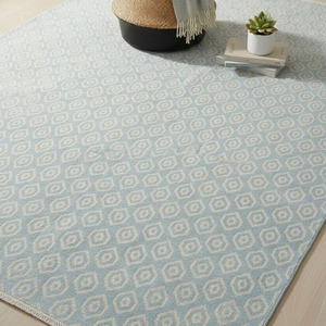 Alfombra Hecha a Mano de Primera Calidad de Algodón y Lana, Anudada a Mano, para Pisos Decorativos, Interior y Exterior, Decoración del Hogar, con Base Antideslizante - Product Image 1