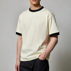 Soft Material <b>Men</b> T-Shirt Lightweight Fit <b>Men</b> T-Shirt Comfortable <b>Stretch</b> <b>Men</b> T-Shirt For Everyday Use - Product Image 4
