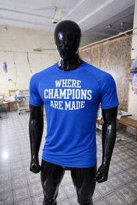 Camiseta de gimnasio para hombre Where Champions Are Made, camiseta motivacional para entrenamiento físico, camiseta deportiva transpirable para entrenamiento atlético - Product Image 5