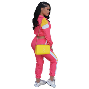Hot Sale Tracksuit Training Device Printed Washed Polyester/Nylon Durable Casual Women Tracksuit - Product Image 5