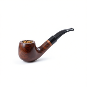 Pipa de Fumar de Madera de Estilo Vintage Hecha a Mano de Primera Calidad, Duradera, Ecológica y Portátil - Product Image 2