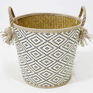 Artex Dong Thap Handmade <b>Woven</b> <b>Baskets</b> Palm Leaf Storage Containers for Kitchen Gift Boxes - Product Image 4