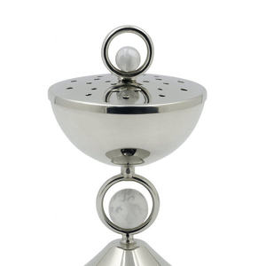 Premium Stainless Steel <b>Bakhoor</b> Burner Arabic Incense Burner <b>Oud</b> Burner Modern Mabkhara Home Fragrance Decor Ramadan Eid Gift - Product Image 3