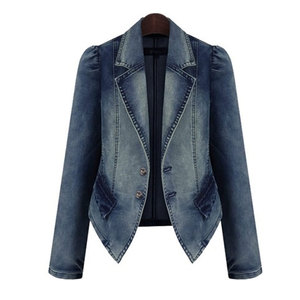 Chaqueta Vaquera para Mujer, Mangas Largas, Transpirable, con Logotipo Frontal, Diseño Moderno de Alta Calidad, Precio al por Mayor - Product Image 5