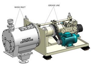 Centrífuga Mecánica Horizontal de Alta Calidad, Modelo 2205, Acero, 25 HP, 220V, 100 a 1000 Kg/H, Separación Industrial - Product Image 6