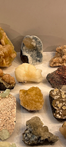 Lote de Especímenes Minerales de Zeolita Natural, Colección de Piedras Crudas, Artículos Coleccionables de Maharashtra, Decoración para el Hogar - Product Image 6