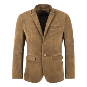 Custom 100% Genuine Cow <b>Suede</b> Leather Men’s Blazer Fashion Fit Private Label OEM Bulk Wholesale Trend <b>Suede</b> Premium Style Coat - Product Image 5