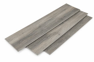 Suelo Vinílico Moderno Gris con Relieve, Sistema de Click, Resistente al Agua, para Interiores, Hogar y Oficina - Product Image 1