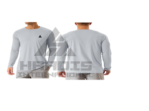 เสื้อยืดแขนยาวผู้ชาย คุณภาพดี สั่งทำได้ สีพื้น เสื้อยืดแขนยาวสไตล์สตรีทแวร์ - Product Image 3