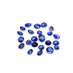 Zafiros azules naturales de Ceilán sin tratar, calibrados en forma redonda de 3.5 mm, piedras preciosas de zafiro azul facetadas naturales sueltas para la fabricación de joyas. - Product Image 3