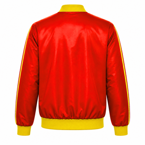 Chaqueta cortavientos personalizada NSPDK Sorority con logo bordado en azul y dorado, estilo casual para mujer con forro de poliéster. - Product Image 3