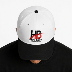 Casquette de baseball haut de gamme bicolore personnalisée, broderie imprimée sur mesure, ajustement réglable, style classique, coutures durables - Product Image 4