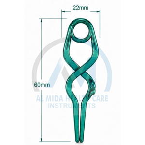 Al Mida Neurosurgical Surgical <b>Instrument</b> 60mm x 22mm Manual CE Certified Class I Stainless Steel - Product Image 1