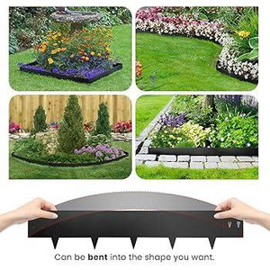 Bordes Metálicos Flexibles para Jardines ODM, Kit de Bordes para Jardín y Paisajismo, Borde Elevado de Acero, Decoración Metálica para Exteriores OEM - Product Image 1