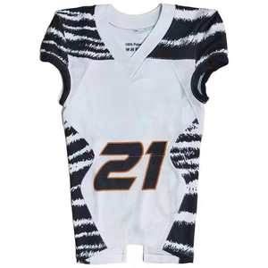 Camiseta de Fútbol Americano Profesional Personalizada con Sublimación, Camiseta Deportiva de Manga Corta con Costuras Personalizadas - Product Image 1