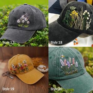 Casquette de baseball en coton et lin brodée en 3D avec texte personnalisé, nom et logo – Cadeau idéal pour future mariée, enterrement de vie de jeune fille, sport - Product Image 6